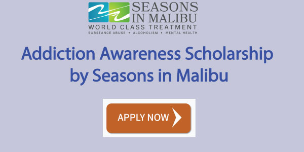 Addiction Awareness Scholarship by Seasons in Malibu