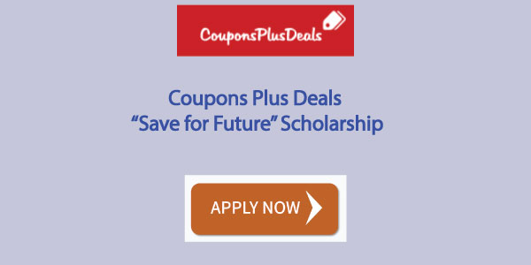 Coupons Plus Deals “Save for Future” Scholarship