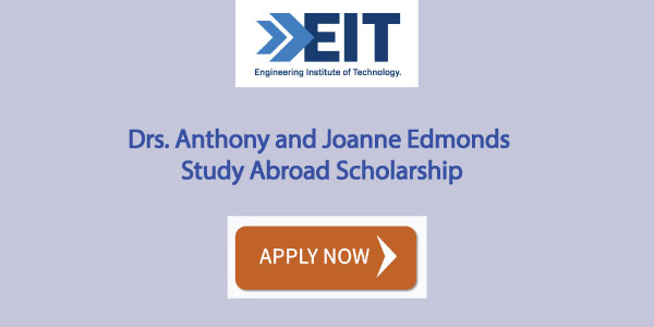 Drs. Anthony and Joanne Edmonds Study Abroad Scholarship
