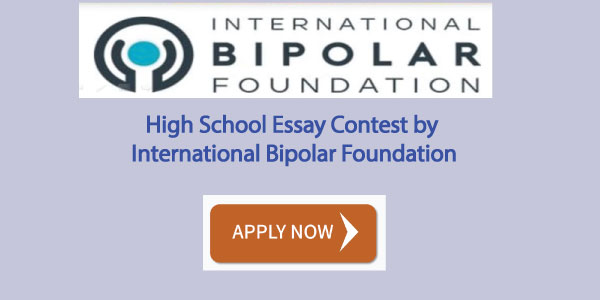 High School Essay Contest by International Bipolar Foundation