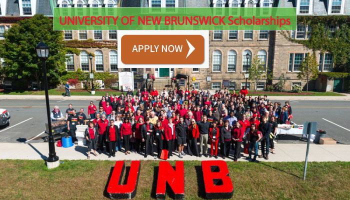 University of New Brunswick Scholarship for International Students