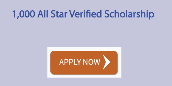 1,000 All Star Verified Scholarship