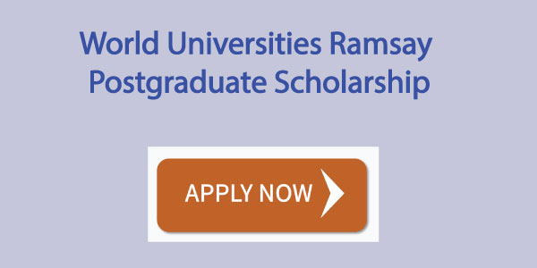 World Universities Ramsay Postgraduate Scholarship